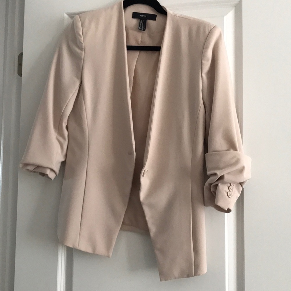 Blush blazer